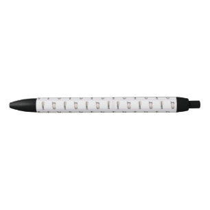Funny Horse Lover Whimsical School Heads & Tails Black Ink Pen