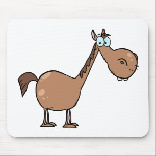 Funny Horse Mouse Pad