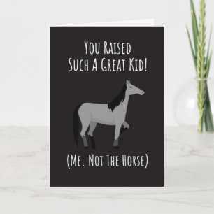 Funny Horse Mum Cards Mother Equestrian For Her