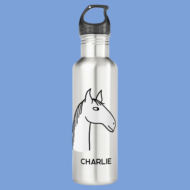 Funny Horse Personalised 710 Ml Water Bottle (Creator Uploaded)