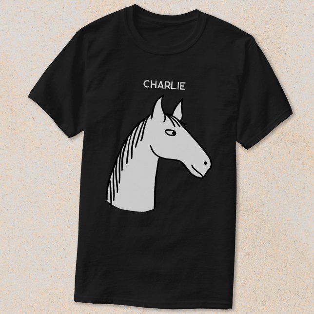 Funny Horse Personalised T-Shirt (Creator Uploaded)