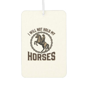 Funny Horse Quote Vintage Western Riding Design_1 Car Air Freshener