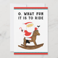 Funny Horse Racing Christmas