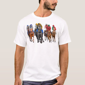 Funny Horse Racing Jockey Racer Derby Rider Race T T-Shirt