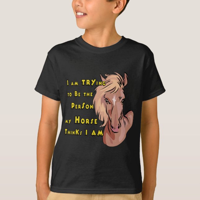 Funny Horse T-Shirt (Front)