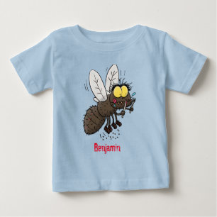 Funny horsefly insect cartoon baby T-Shirt