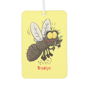 Funny horsefly insect cartoon car air freshener