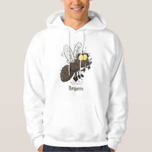 Funny horsefly insect cartoon hoodie