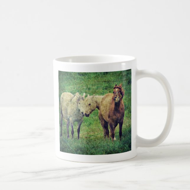 Funny Horses Coffee Mug (Right)