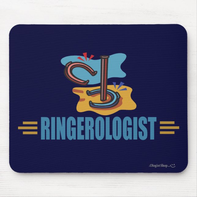 Funny Horseshoes Mouse Pad (Front)