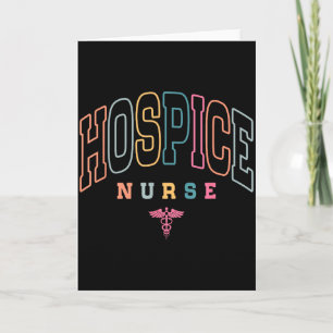 Funny Hospice Nurse Doctor Graduation Medical Nurs Card