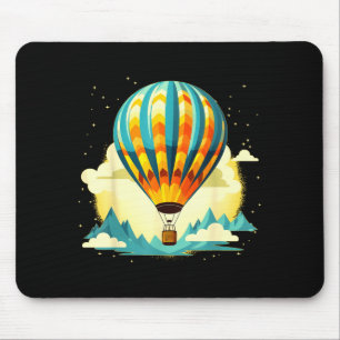 Funny Hot Air Balloon For New Adventures Lovers  Mouse Pad