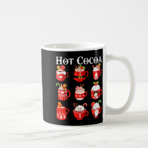 Funny Hot Cocoa Santa Elf C Merry Christmas Pajama Coffee Mug