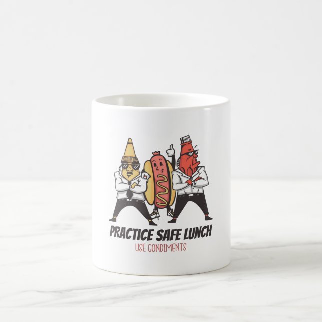 Funny hot dog coffee mug (Center)