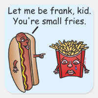 Funny Hot Dog French Fries Food Pun