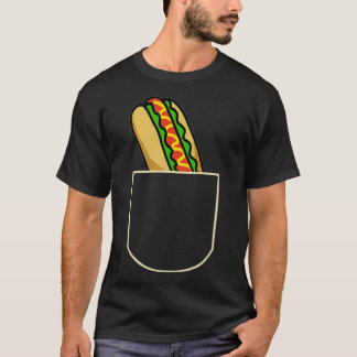 Funny Hot Dog In The Pocket Gift Hot Dog Lover T-Shirt
