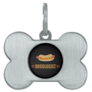 Funny Hot Dog Pet Tag