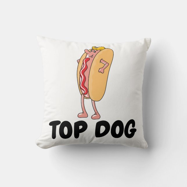 FUNNY HOT DOG, TOP DOG PILLOWS (Front)