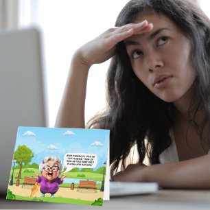 Funny Hot Flashes Birthday Card