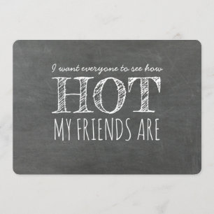 Funny Hot Friend Bridesmaid Proposal Invitation