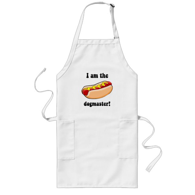 Funny hotdog long apron (Front)