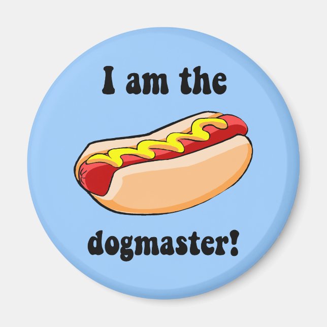 Funny hotdog magnet (Front)