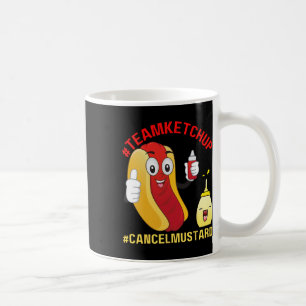 Funny Hotdog Team Ketchup Lover Fun Bbq Hotdogs Gr Coffee Mug