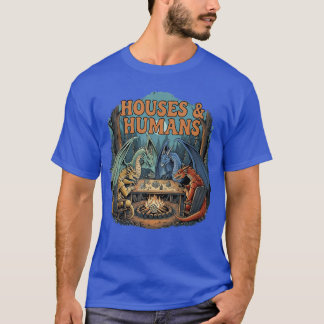 Funny Houses and Humans Parody Gaming Gift for Men T-Shirt