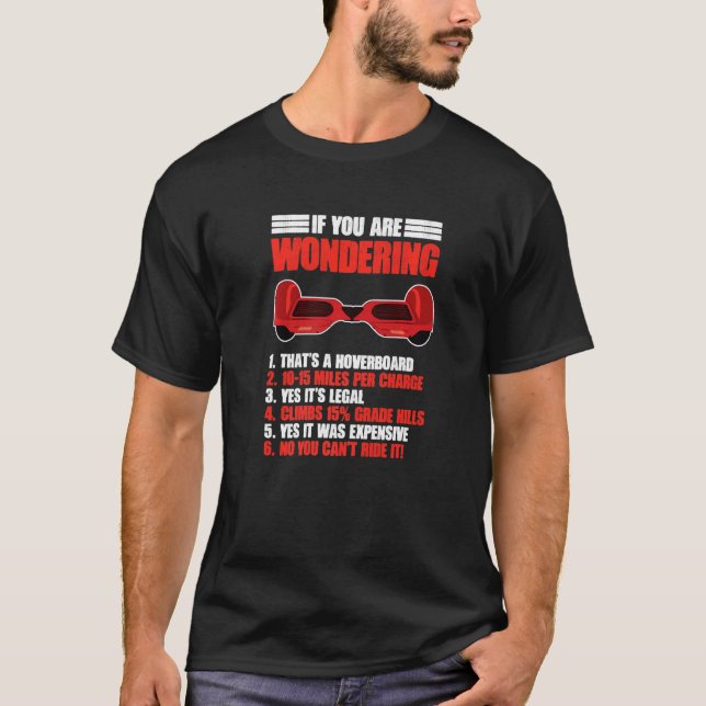 Funny Hoverboarding Electric Scooter Hoverboard   T-Shirt (Front)