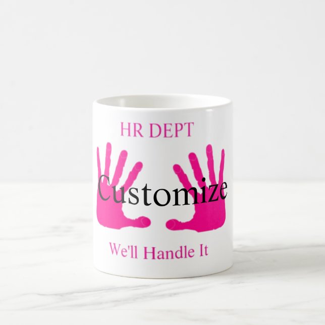 Funny HR Dept Humour Thunder_Cove Coffee Mug (Center)