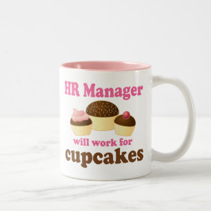Funny HR Manager Two-Tone Coffee Mug