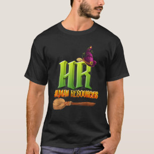 Funny HR Witch Human Resources Pumpkin Halloween C T-Shirt