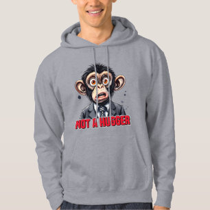 Funny hugger gorilla word art hoodie