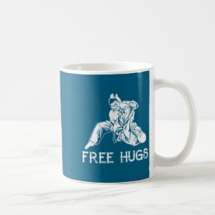 Funny Hugs Brazilian Jiu Jitsu Mma Bjj  Coffee Mug