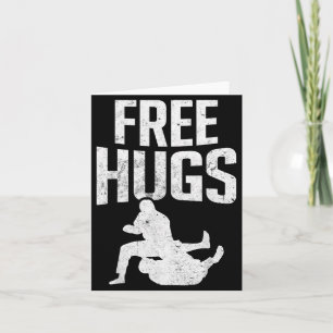 Funny Hugs of Jiu Jitsu Brazilian BJJ MMA Jujitsu Card