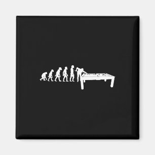Funny Human Billiards Evolution 8 Ll Pool Cue Stic Magnet