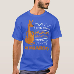 Funny Human Costume Kangaroo T-Shirt
