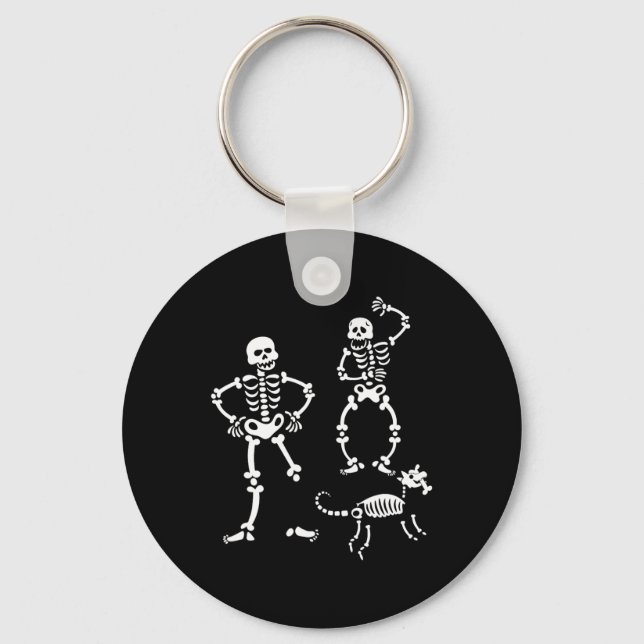 Funny Human Evolution Martial Arts Karate Taekwond Key Ring (Front)