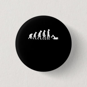 Funny Human Swimming Evolution Swimmer Swim Design 3 Cm Round Badge