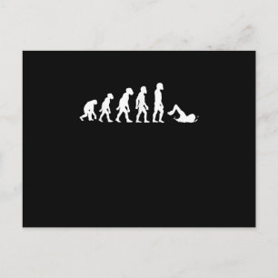 Funny Human Swimming Evolution Swimmer Swim Design Postcard