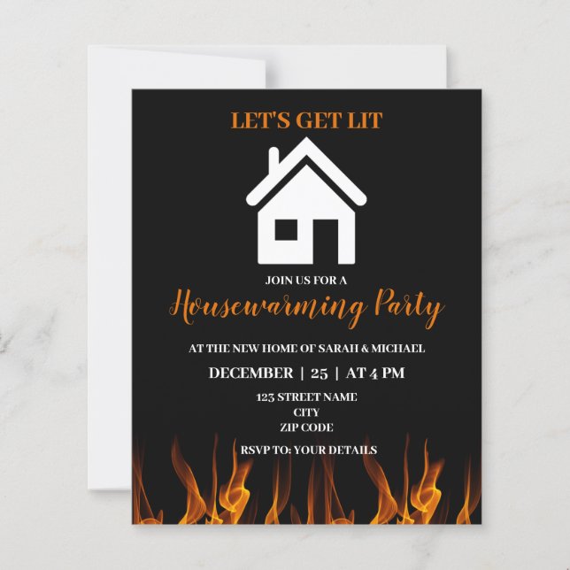 Funny Humor Housewarming Party Invitation (Front)