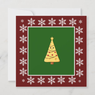 Funny Humour Cartoon Cheese Merry Christmas  Holiday Card