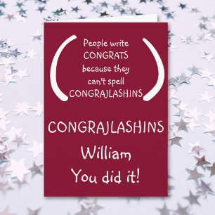 Funny Humour Congratulations Graduation Graduate Card