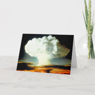 Funny Humour Nuclear Fallout Happy Birthday Card