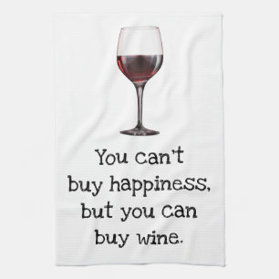 Funny Humour Wine Kitchen Towels Towel