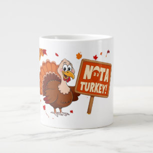Funny Humourous Cute Thanksgiving Turkey Mug