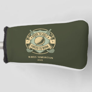Funny Humourous Golf Quote Custom Vintage Golf Head Cover