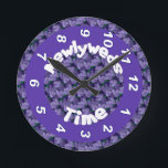 Funny Humourous Newlyweds Wall Clock<br><div class="desc">Funny Humourous Newlyweds Wall Clock.  Great for doggie daycares.</div>