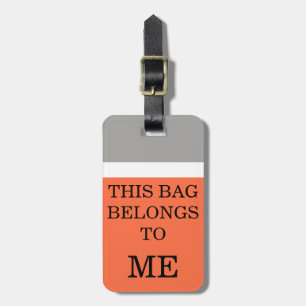 Funny Humourous Travel Luggage Tags