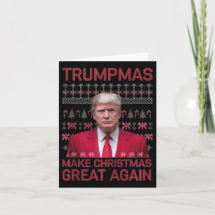 Funny Humourous Trumpmas Make Christmas Great Agai Card